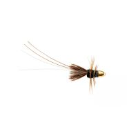 Micro Frances Black Tungsten Conehead Tube Lachsfliege - 2,8mm