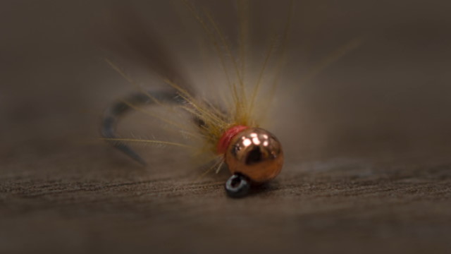 Widerhakenlose Jig Nymphe zu Fliegenfischen